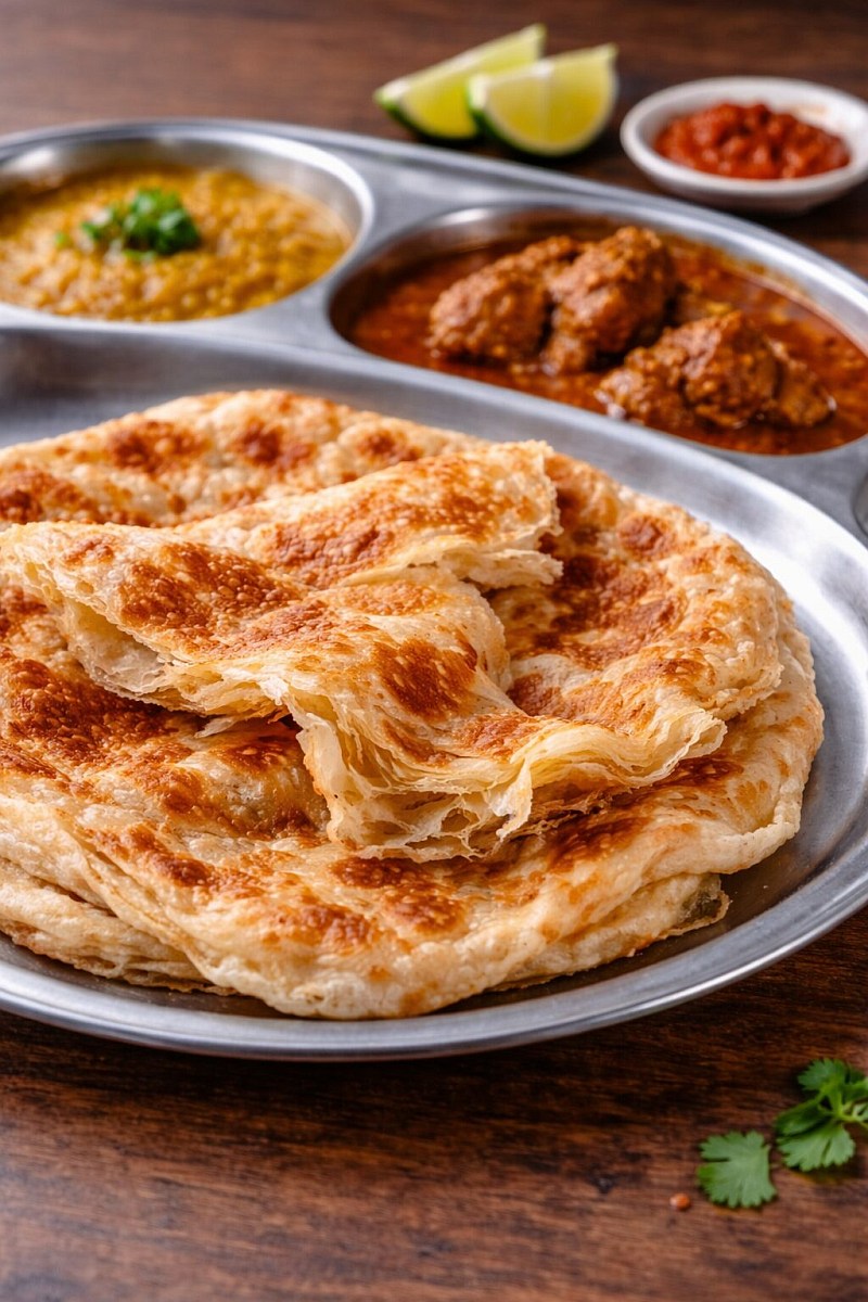 Roti canai flatbread