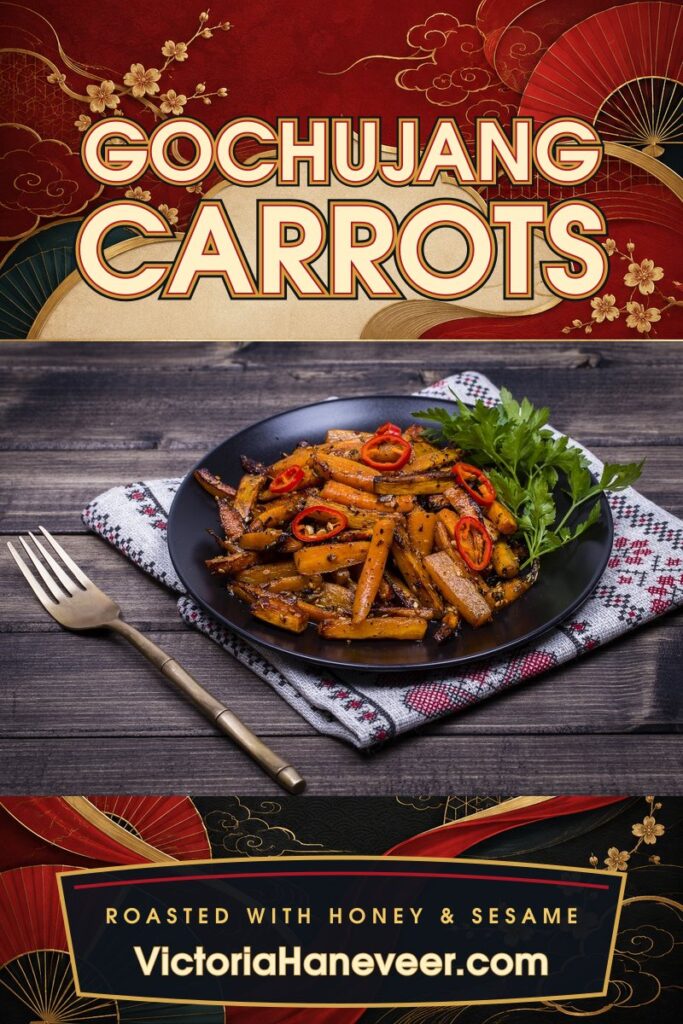 Gochujang Roasted Carrots