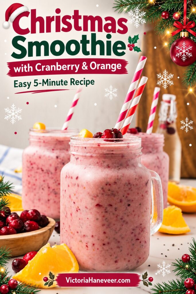 Christmas smoothie Pin